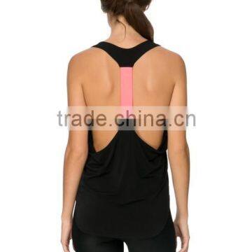 2015 China Manufacturer Customized the Latest Design Elastic Back Tank Top photo-4