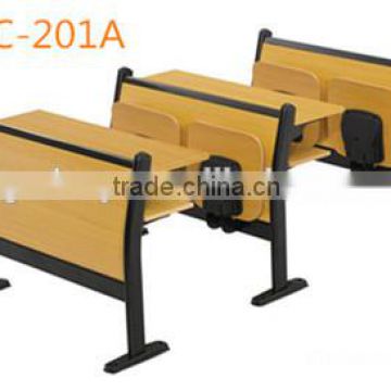 Steel legs lecture hall school chair