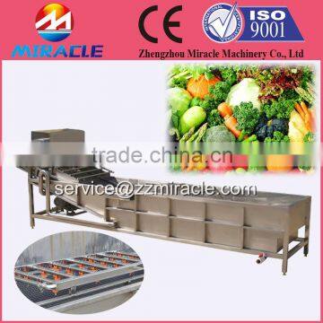 Green vegetables/fruits washing machine for cabbage/date/olives/lettuce, bubble rolling cleaning machine