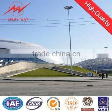 plaza lighting 35m conical led light tower with lifting system