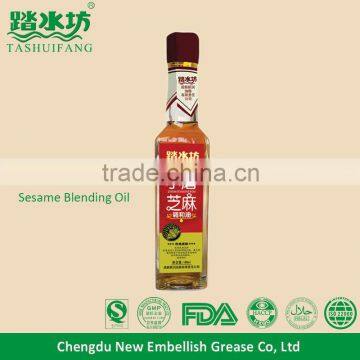 180ml glass bottle natural sesame oil