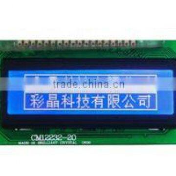 2015 hot sale China 122x32 STN lcd supplier with LED backlight