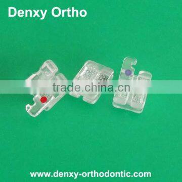 Dental orthodontic transparent single crystal Sapphire brackets