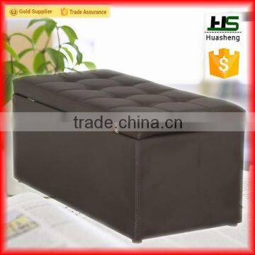 Modern leather ottoman chair