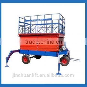 hydraulic vertical outdoor scissor platform lift