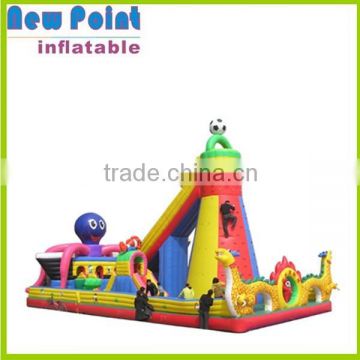 Corlourful inflatable fun city for sale,amusement park for kids,fun inflatables