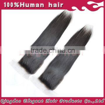 Hot Promotion Brazilian Virgin Hair Full And No Shedding invisible part closure