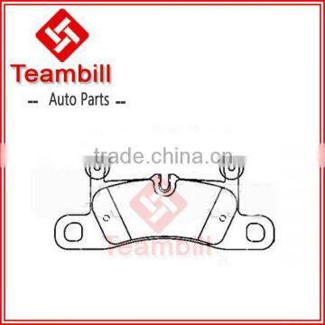 Disc brake pad for PORSCHE CAYENNE 7P5698451