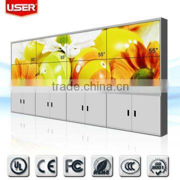 narrow bezel 7.3mm with brightness 700nits 46" video wall mounts