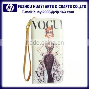 Stylish Women's PU Leather Travel Wallet Pocket Card Clutch Purse