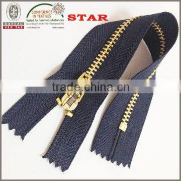 #3 metal close end zipper for jeans