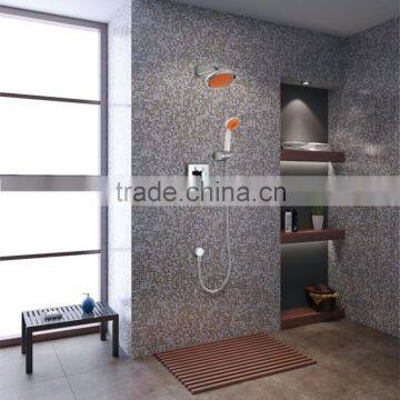 Golden Finished Luxury Design Bathroom Concealed Shower Mixer CS010 photo-2