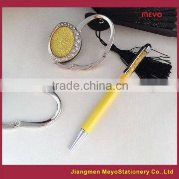 Colorful Touch Ball Pen Set, Folding Women's Bag Decorative Hanger Set,2015 Fancy Promotion Gift Set photo-2