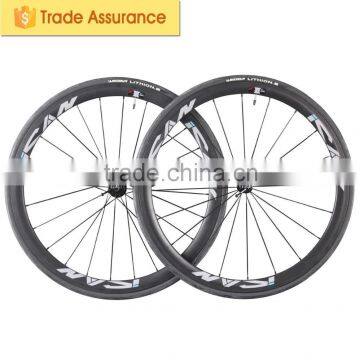 38mm Clincher Carbon Fiber Wheels Bicycle Wheelset Road Bike With Powerway R36 Hub Sapim Cx-ray Spoke