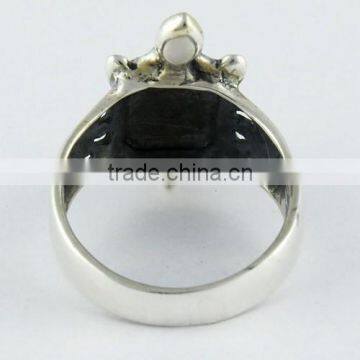 Oxidized Plain Silver Tortoise Silver Ring, 925 Sterling Silver Jewelry, Silver Jewelry