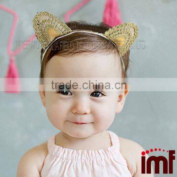 Golden Cat Cute Baby Headband