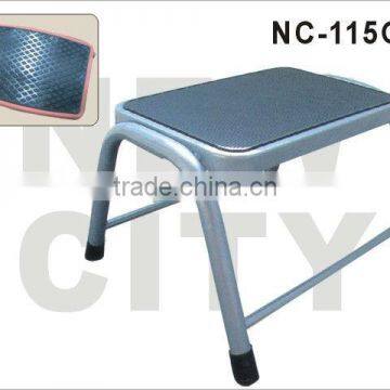 Two layers stainless steel footrest hospital foot steps stool