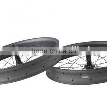 SCW100 Synergy Bike Bicicletas Carbono High Profile Carbon Snow Bike Wheel 100mm *25mm Fatbike Wheel photo-3