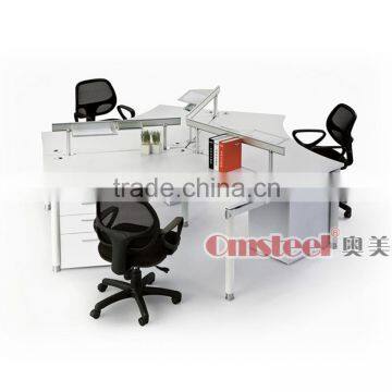 120 Degree Office Workstation For Team Work