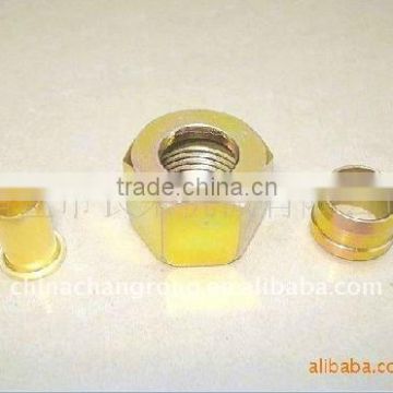 flexible tube fittings nut cutting ring sleeve connector