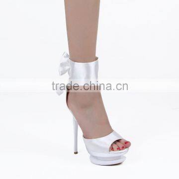 China Wholesale Wedding Shoes Bridal Footwear Catwalk High Heel Sandals High Platform Guangzhou Shoes 2016