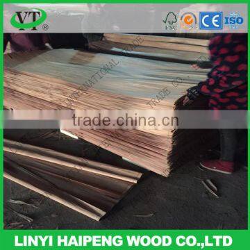 Rotary Cut 0.32mm Grade A Water Gum Face Veneer Instead of Natural Gurjan Face Veneer