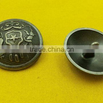 25mm Lion Head Logo Metal Shank Button For Coats -- MJ3695 photo-4