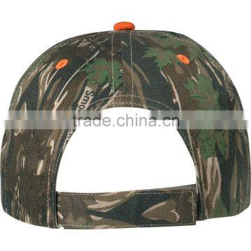 Orange Sandwich Sample Free Camo Blank Baseball Cap Rack photo-5