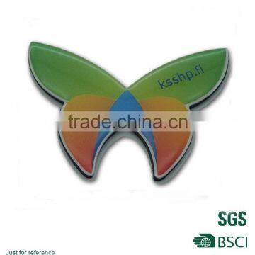 Butterfly shape fridge magnet eco-friendly fridge magnet/full color printed coated paper magnet/High performance