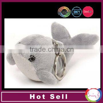 ICTI and Sedex audit cute plush mini keychain dolphin toy