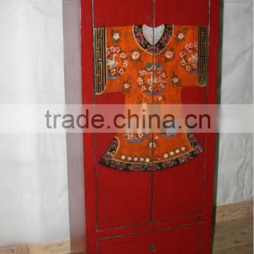 Chinese antique bedroom printing furniture