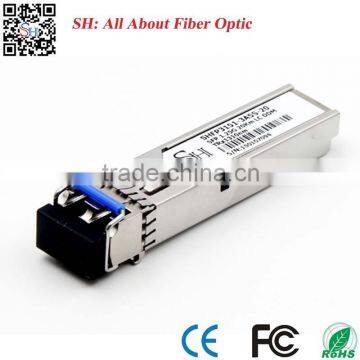 Hot Sale Optical Transceiver DDM simplex LC 1.25G BiDi SFP Module