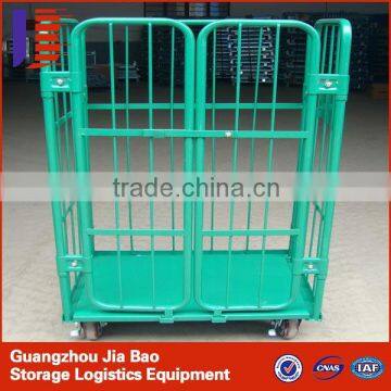 Three Tier Heavy Duty Durable Foldable Logistics Trolley For Supermarkets