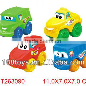 promotional cartoon toys,plastic mini pull back car