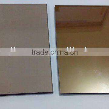 4-6mm Bronze reflective glass/decorative window glass