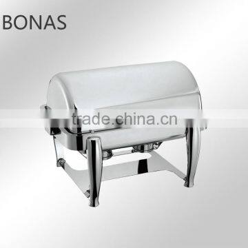 Chafing dishes with cover , serving dishes with stand