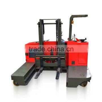 Electric side loading forklift