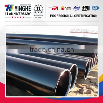 high quality erw steel pipe/erw carbon steel pipe/erw welded tube