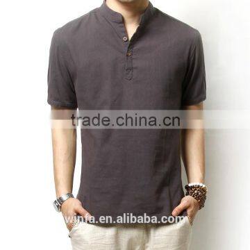 Quality Slim Fit Blank Polo Wholesale Shirt Hemp T Shirts photo-5