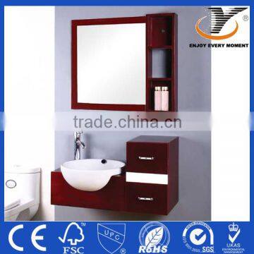 Hanging Wall Solid Wood Bathroom Makeup Vanities