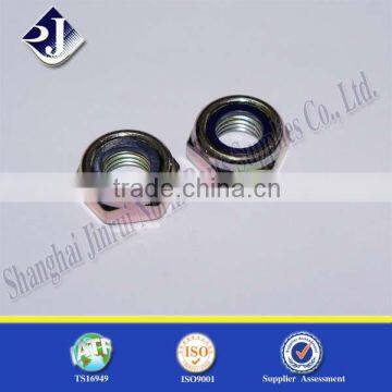 alibaba hardware supplies carbon steel zinc plated nylon lock hex nut