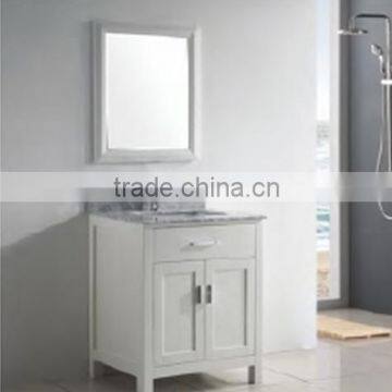 Laundry Modern Floor Mounted Solid Wood Bathroom Cabinet