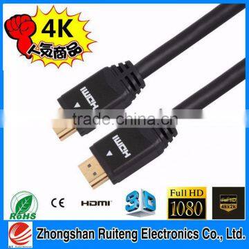 2015 HOT SELL 1m 3m 5m 10m 15m 20m 30m 40m 50m V1.4 HDMI Cable M to M For BLURAY 3D DVD PS 3 HDTV