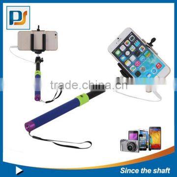Z07-5plus selfie stick with cord, Cable Take Wired Selfie Stick, monopod selfie stick