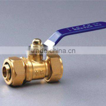 XPAP brass ball valve for water heating