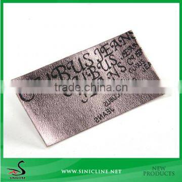 Sinicline Screen Printed Debossed Garment Leather Label