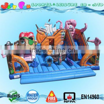 giant inflatable playgrounds pirate ship inflatable fun city with slide