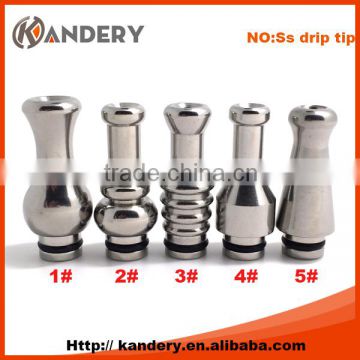 Stainless steel drip tips