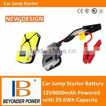 High quality 12V car jump start battery, portable power station with LED lights and USB port