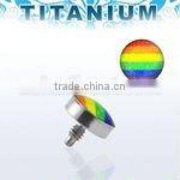 Titanium G23 top with rainbow logo